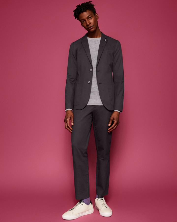 Ted Baker Piece-dyed Cotton Pants