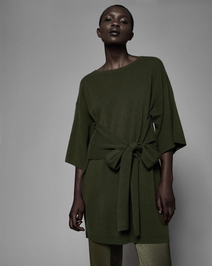Ted Baker Tie Front Wool Tunic