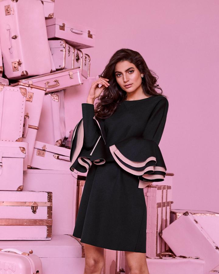 Ted Baker Ruffle Detail Cotton Dress