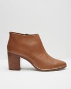 Ted Baker Block Heeled Leather Ankle Boots
