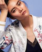 Ted Baker Opulent Fauna Ornate Bomber Jacket