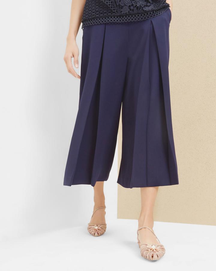 Ted Baker Pleated Crepe Culottes