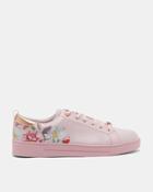 Ted Baker Printed Lace Up Trainers