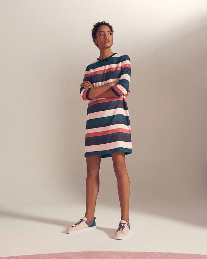 Ted Baker Striped Colour-block Dress
