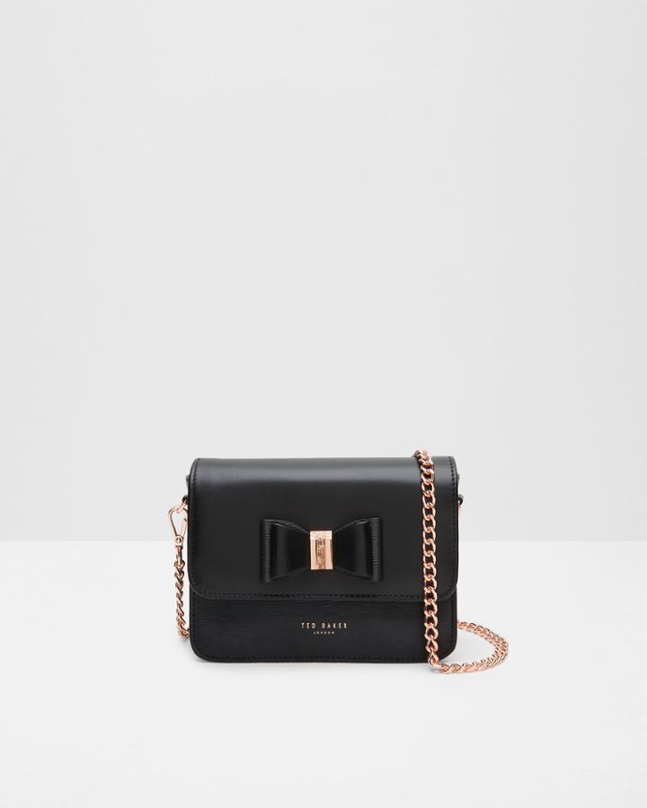 Ted Baker Bow Detail Leather Cross Body Bag