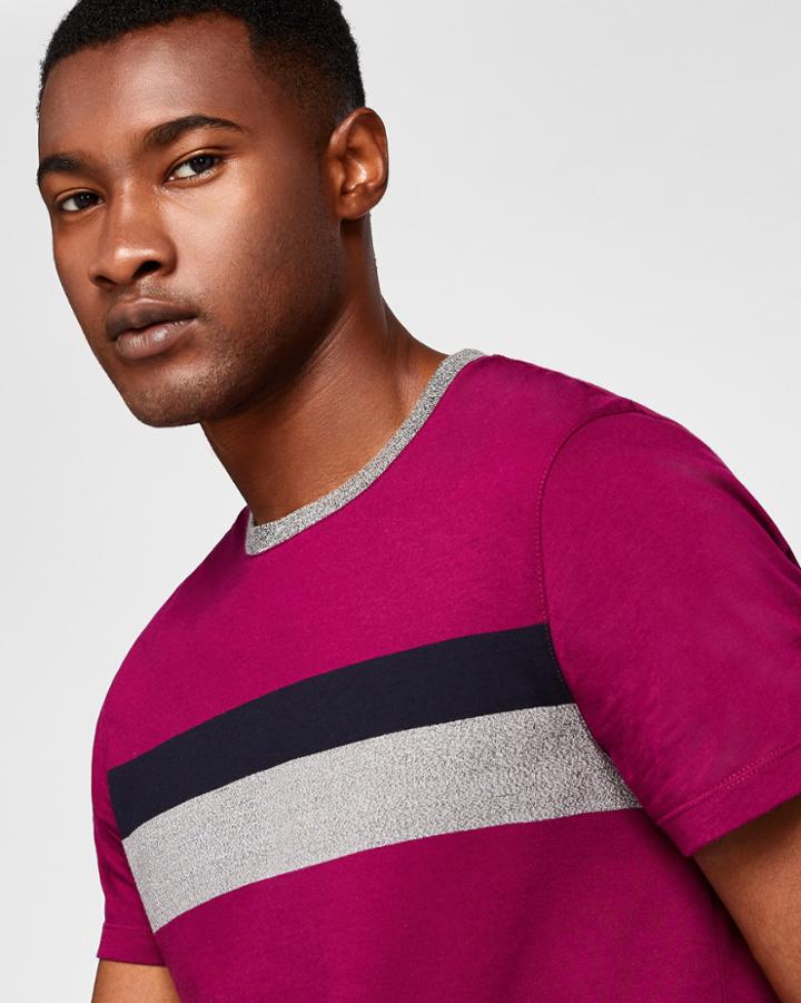 Ted Baker Colour-block Cotton T-shirt