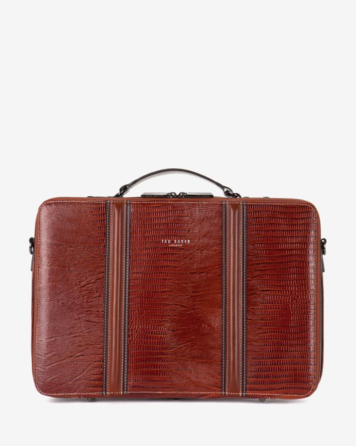 Ted Baker Exotic Leather Tablet Bag