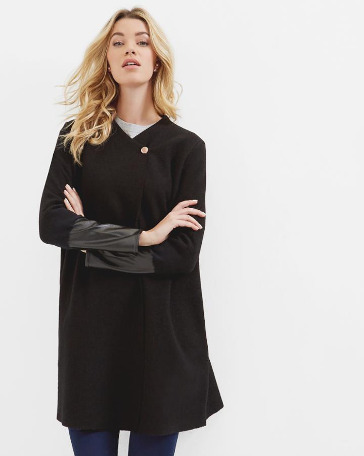 Ted Baker Wool And Leather Jacket