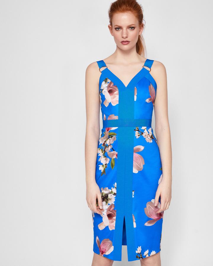 Ted Baker Harmony Contrast Panel Bodycon Dress
