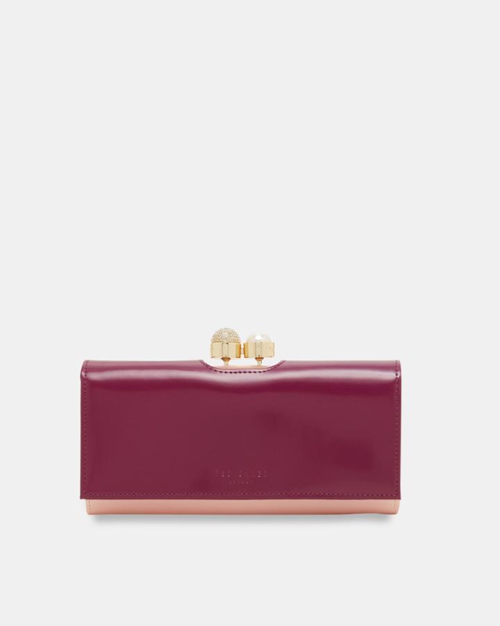 Ted Baker Pearl Bobble Leather Wallet