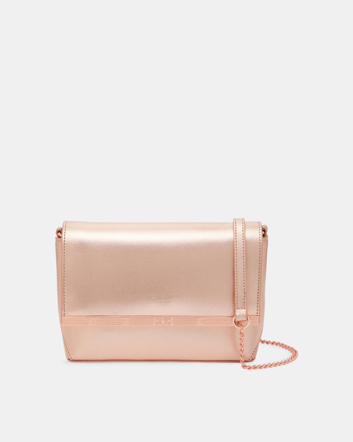 Ted Baker Bow Embossed Leather Cross Body Bag