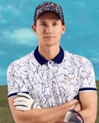 Ted Baker Golf Club Print Polo Shirt
