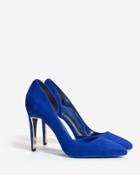 Ted Baker Cut Out Suede Court Shoes