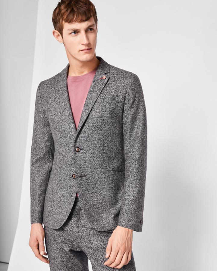Ted Baker Semi Plain Wool Jacket