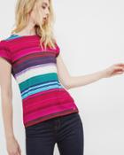 Ted Baker Striped Fitted T-shirt