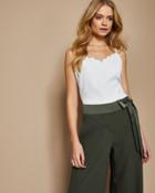 Ted Baker Scalloped Neck Cami Ivory