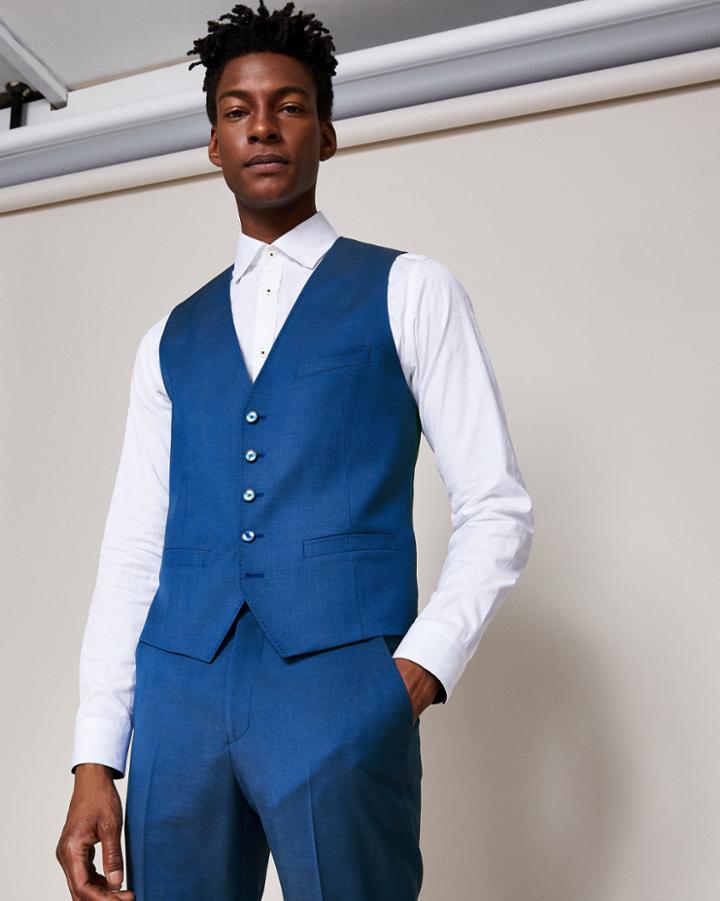 Ted Baker Debonair Plain Wool Vest