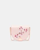 Ted Baker Soft Blossom Leather Moon Bag