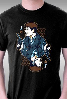 Teefury Captain Jack Of Hearts By Winterartwork