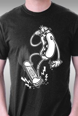 Teefury Skate Or Dog By Jublin