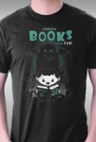 Teefury Forbidden Books Are Fun! By Queenmob