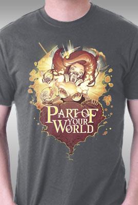 Teefury Part Of Your World By Emilie B Kids L T-shirts