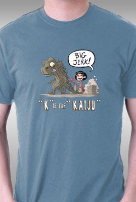 Teefury K Is For Kaiju By Otisframpton