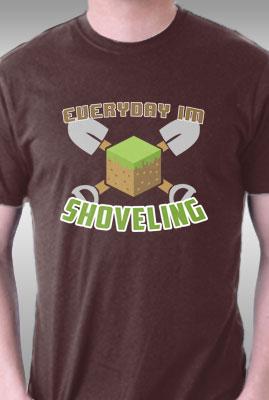 Teefury Everyday I'm Shoveling By Thehookshot