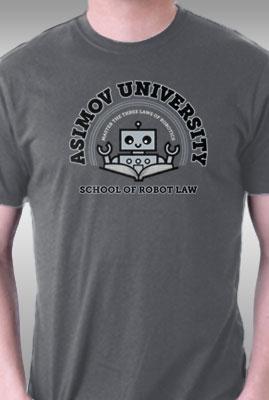 Teefury School Of Robot Law By Mj