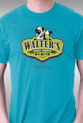 Teefury Walter's Sweet Shoppe By Captain Ribman