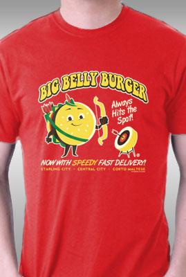 Teefury Big Belly Burger By Dave Perillo