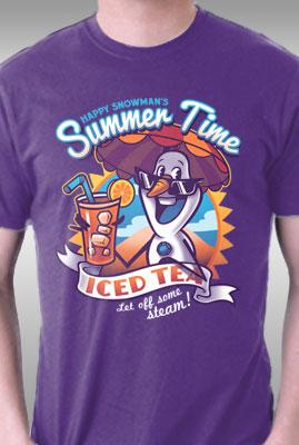 Teefury Happy Snowman's Summer Time Tea By Bamboota