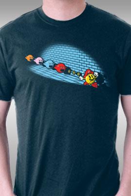 Teefury Pac-mario By Six Eyed Monster