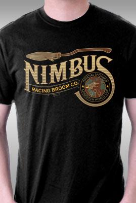 Teefury Potter And Nimbus Brooms By Stevethomas