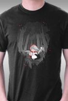 Teefury Little Red Fighting Hood By Queenmob