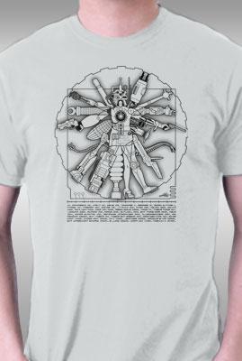 Teefury Vitruvian Machine By Captain Ribman