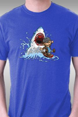 Teefury Bigger Boat By Sxstudios