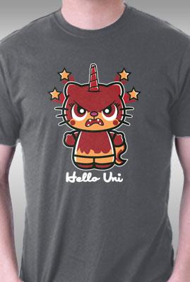 Teefury Hello Evil Uni By Piercek26