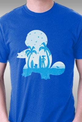 Teefury Blue Companion By Whitebison