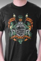 Teefury Zombie Hunter Coat Of Arms By Bamboota