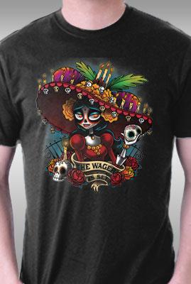 Teefury The Wager Is Set By Bamboota