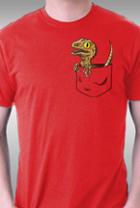 Teefury Pocket Velociraptor By Tabners