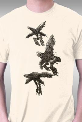 Teefury Winter Birds By Deadfrog