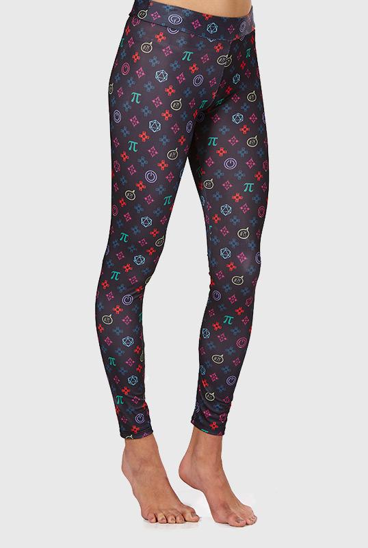 Teefury Geek Chic Leggings By Meganlara Adult T-shirts