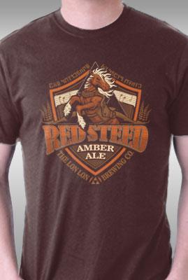 Teefury Red Steed Amber Ale By Coryfreeman
