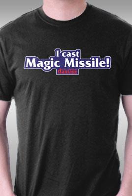 Teefury I Cast Magic Missile By Aaron A. Fimister
