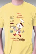 Teefury Great Burger Any Time By Dave Perillo