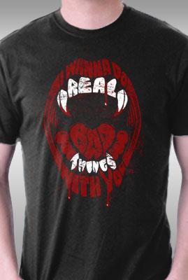 Teefury Real Bad Things By Zerobriant