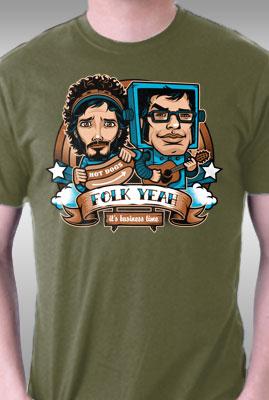 Teefury Folk Yeah By Harebrained