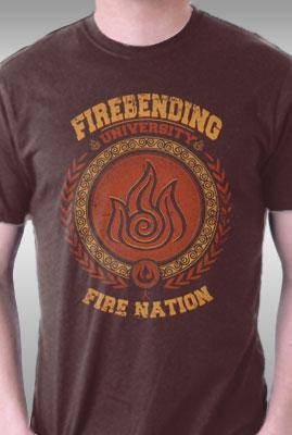 Teefury Firebending University By Typhoonic